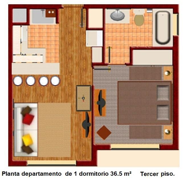 Depto Parque Suizo 800 Leilighet Pucón Eksteriør bilde